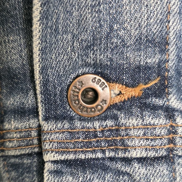 Carhartt J12 DST Stonewashed Denim Men's Trucker Jacket Size 2XL - Picture 6 of 6